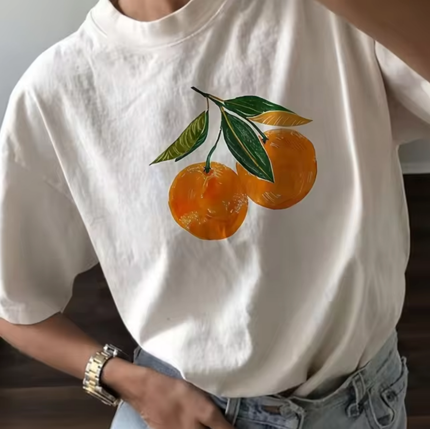 Marilena® | Round Neck Shirt Made Of Cotton