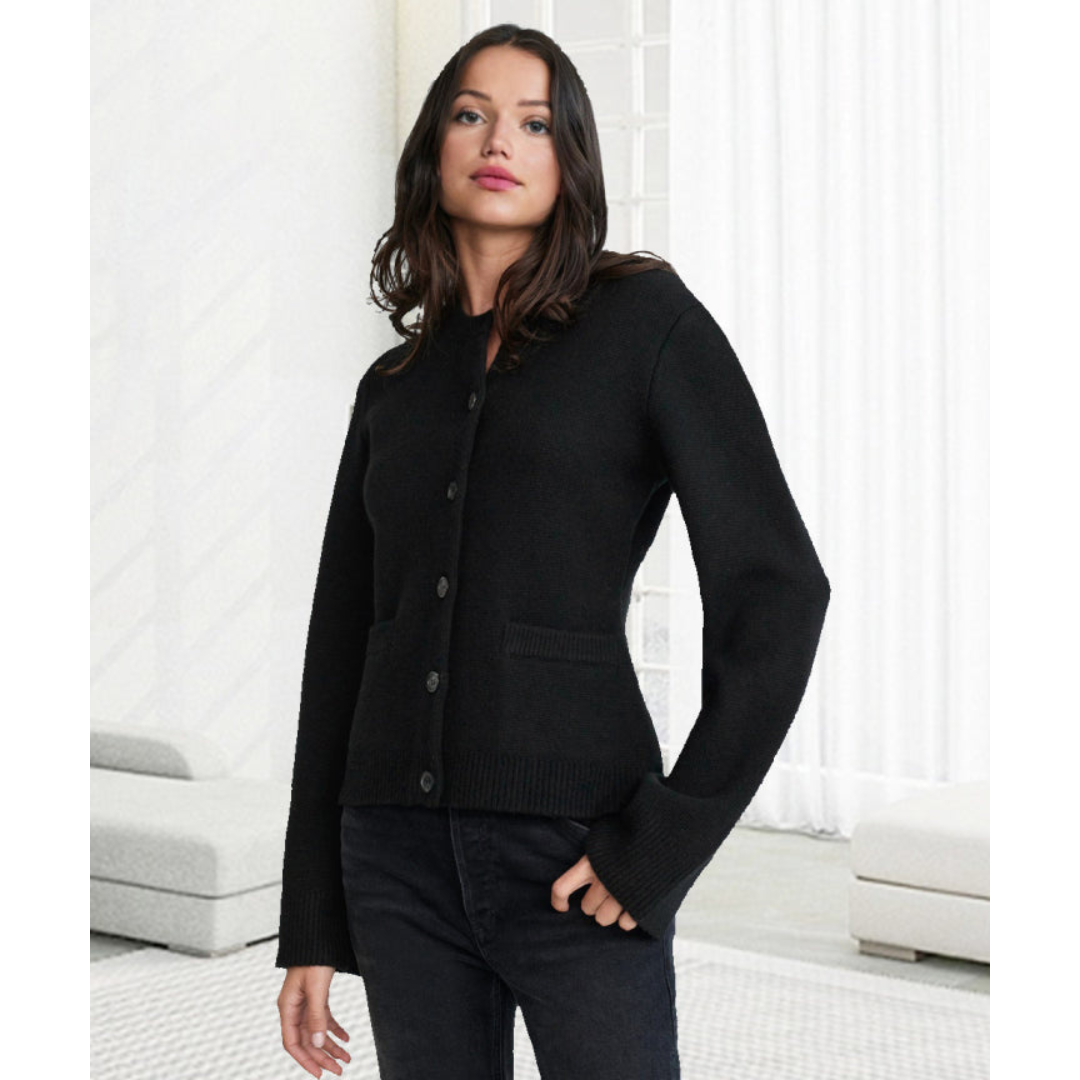 Liza | Elegant, casual women's cardigan with button placket