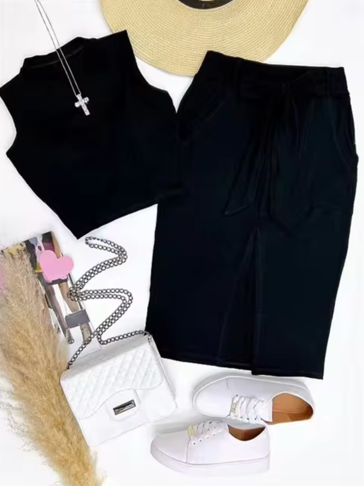 Jade® | Two-Piece Bodycon Skirt And Crop Top