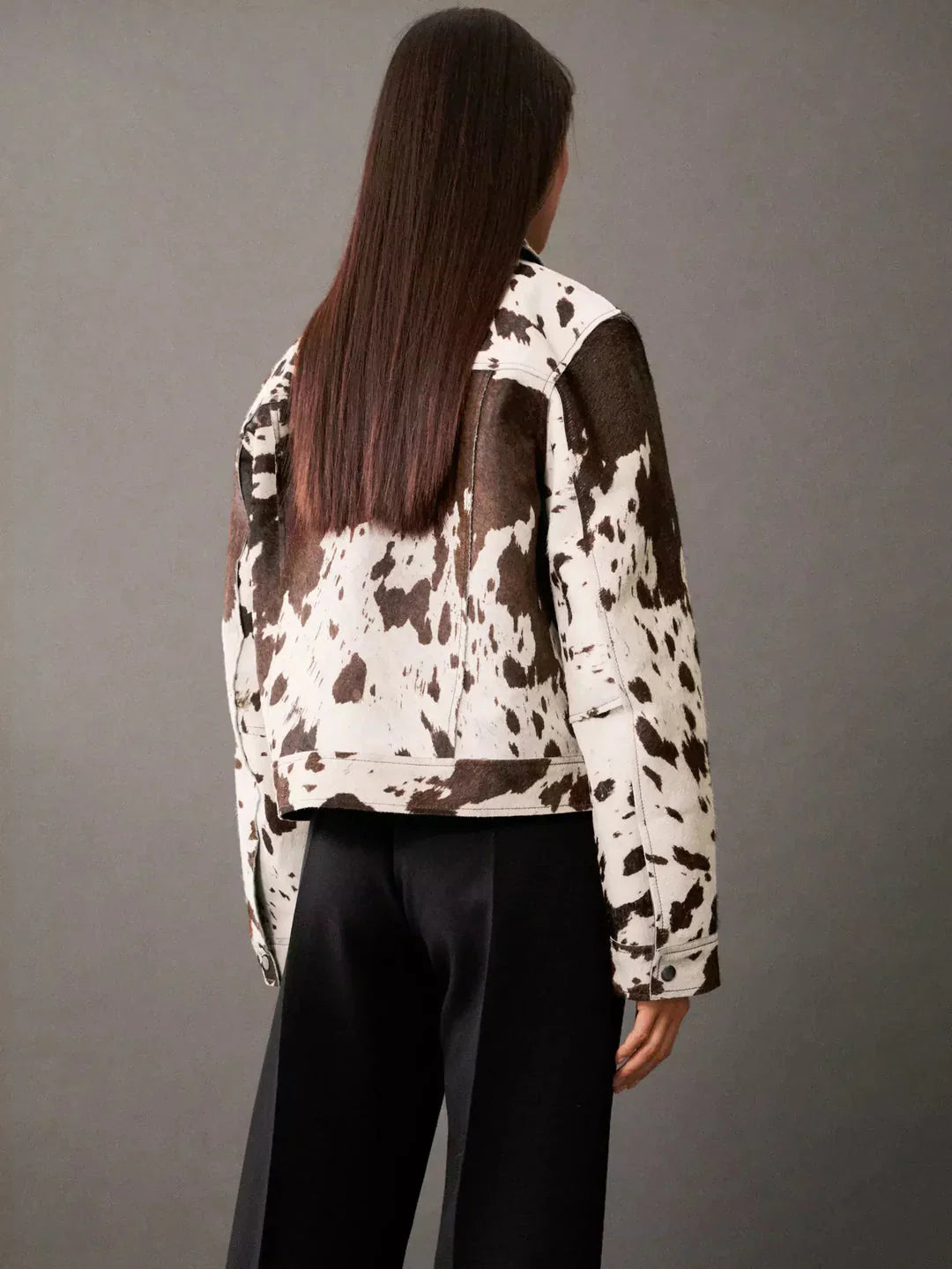 Dolores | PRINTED LEATHER JACKET