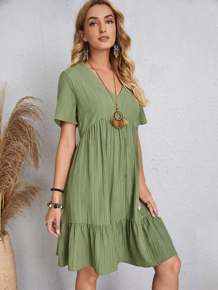 Malin® | V-Neck Dress