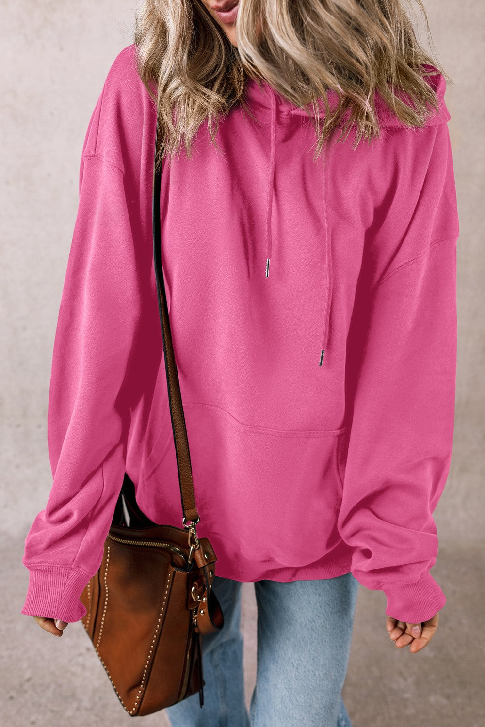 Stefanie | Long sleeve hoodie with drawstring and pockets