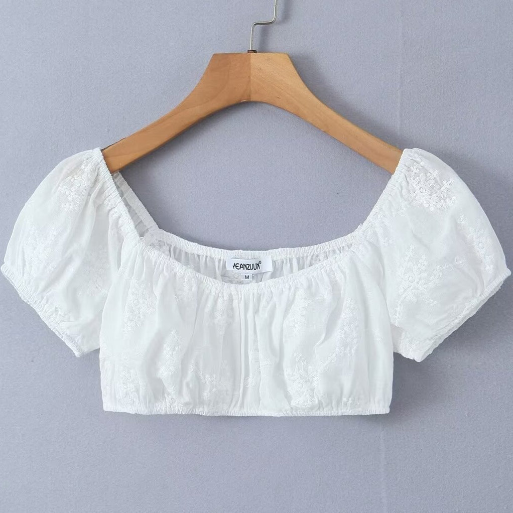 Pure Desire Crop Camisole High - Waist Skirt Set