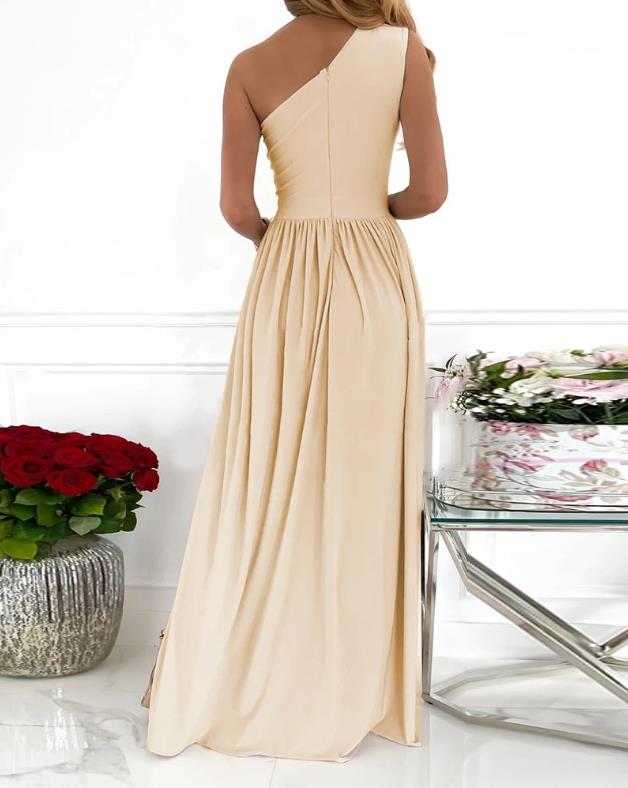 Romina® | Minimalist High Split Cutout Sleeveless Elegant Dress