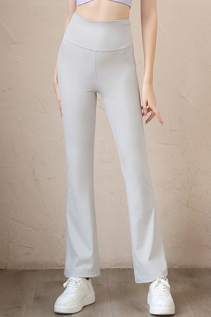 High-Waisted Slim-Fit Quick-Dry Flared Leggings
