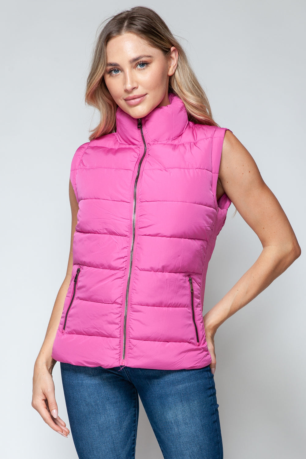 Juliana | Snobbish turtleneck vest with zip and pockets