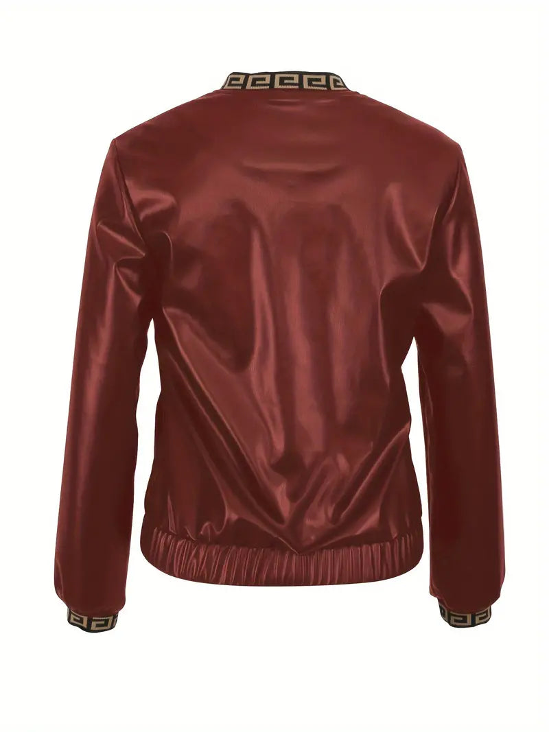 Laia | Elegant jacket with a geographical print
