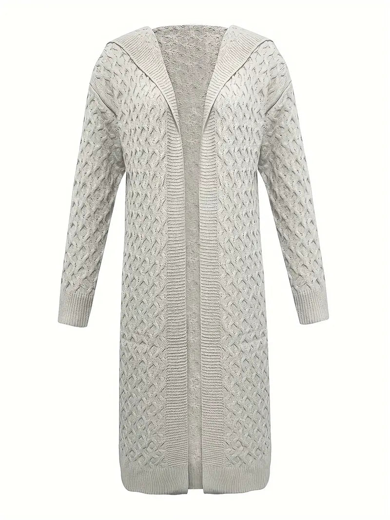 Eliana | Knitted vest with hood