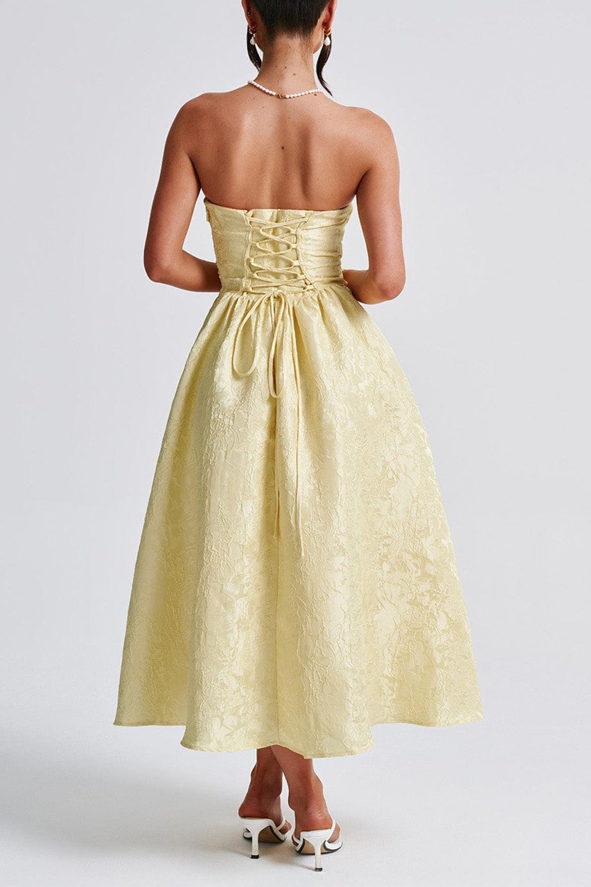 Strapless Elegant Party Dress