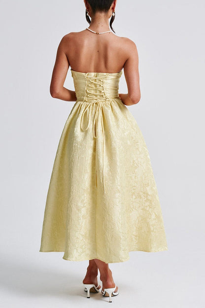 Strapless Elegant Party Dress