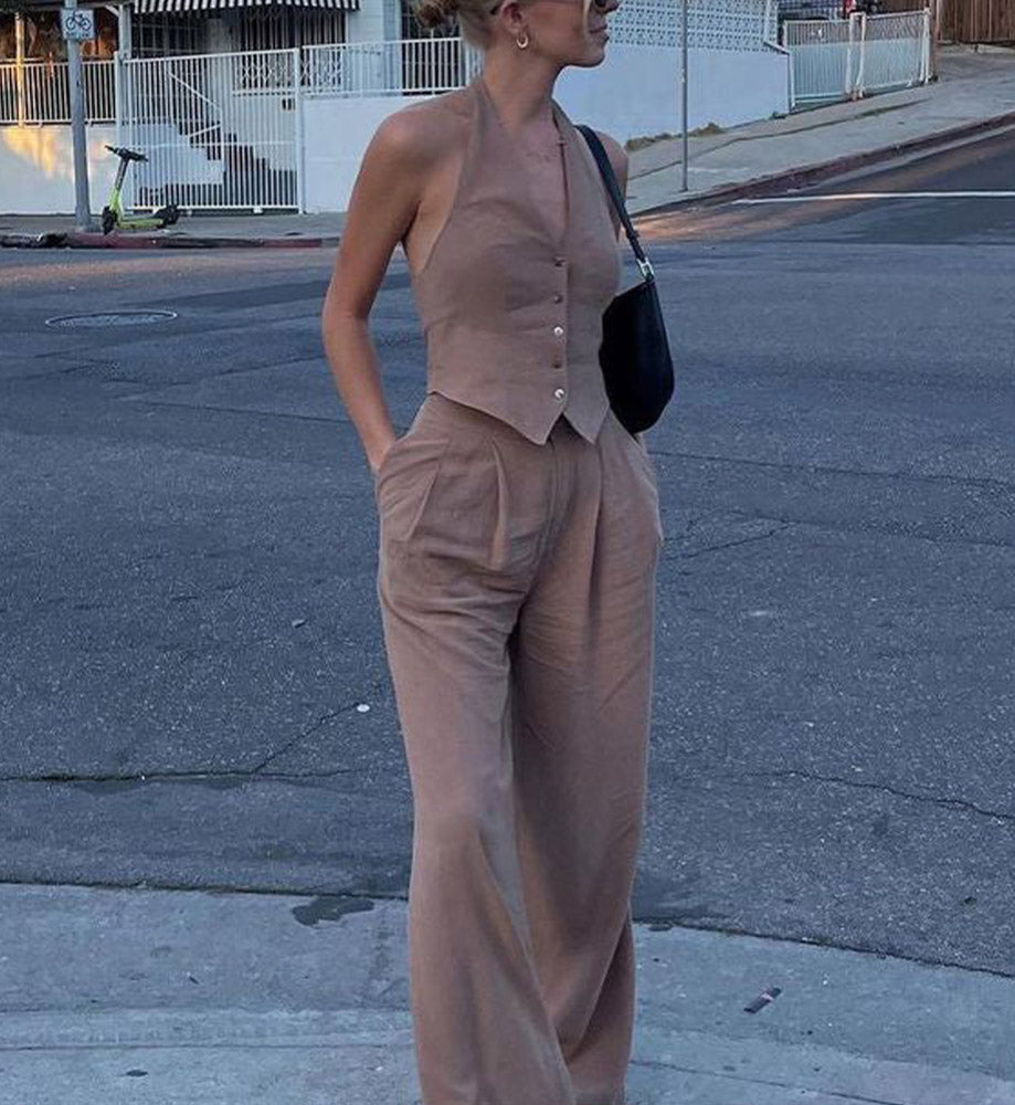 Jayne® | Stylish Blouse And Trousers Set