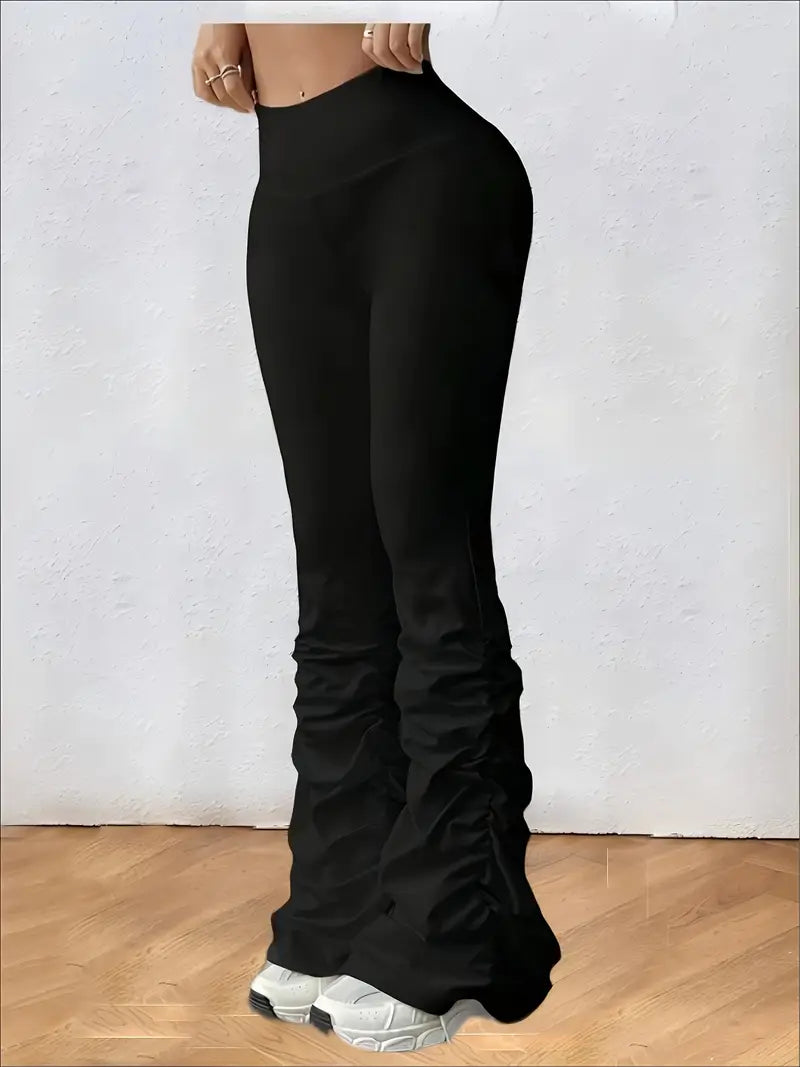 Federica® | High-Waisted Ruffled Pants