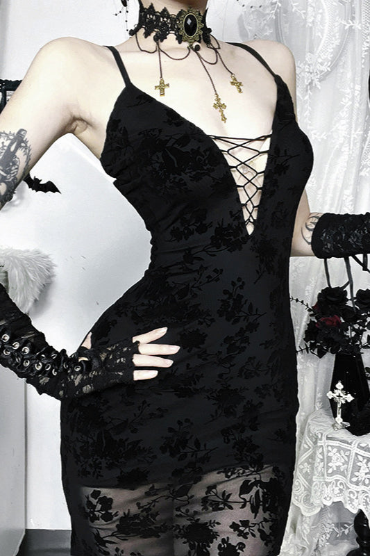 Subculture Gown Gothic Dress