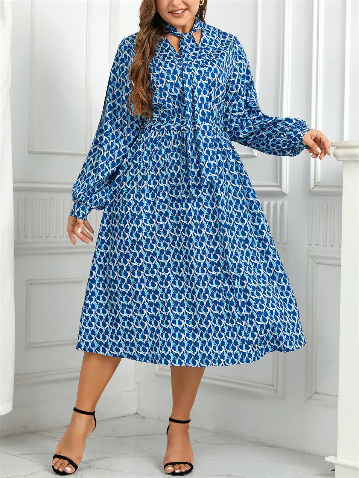 Helena® | Plus Size Dress Elastic Waist