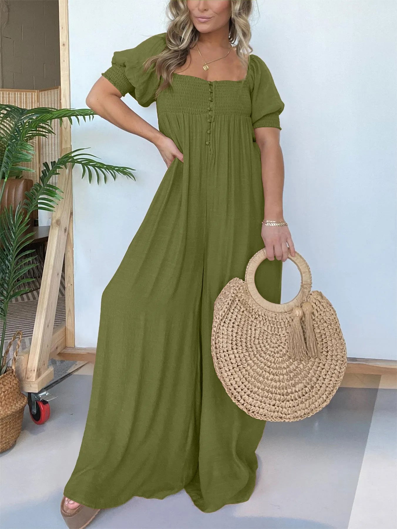 Olivia® | Stylish And Cozy Wide-Legged Jumpsuit