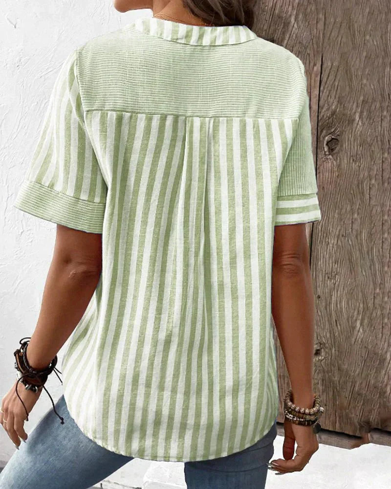 Alfonsine® | Soft Striped Blouse