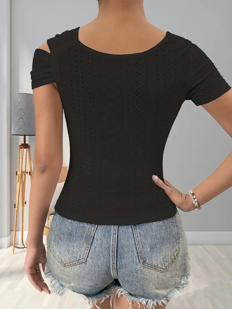Rachele® | Asymmetrical One-Shoulder Top