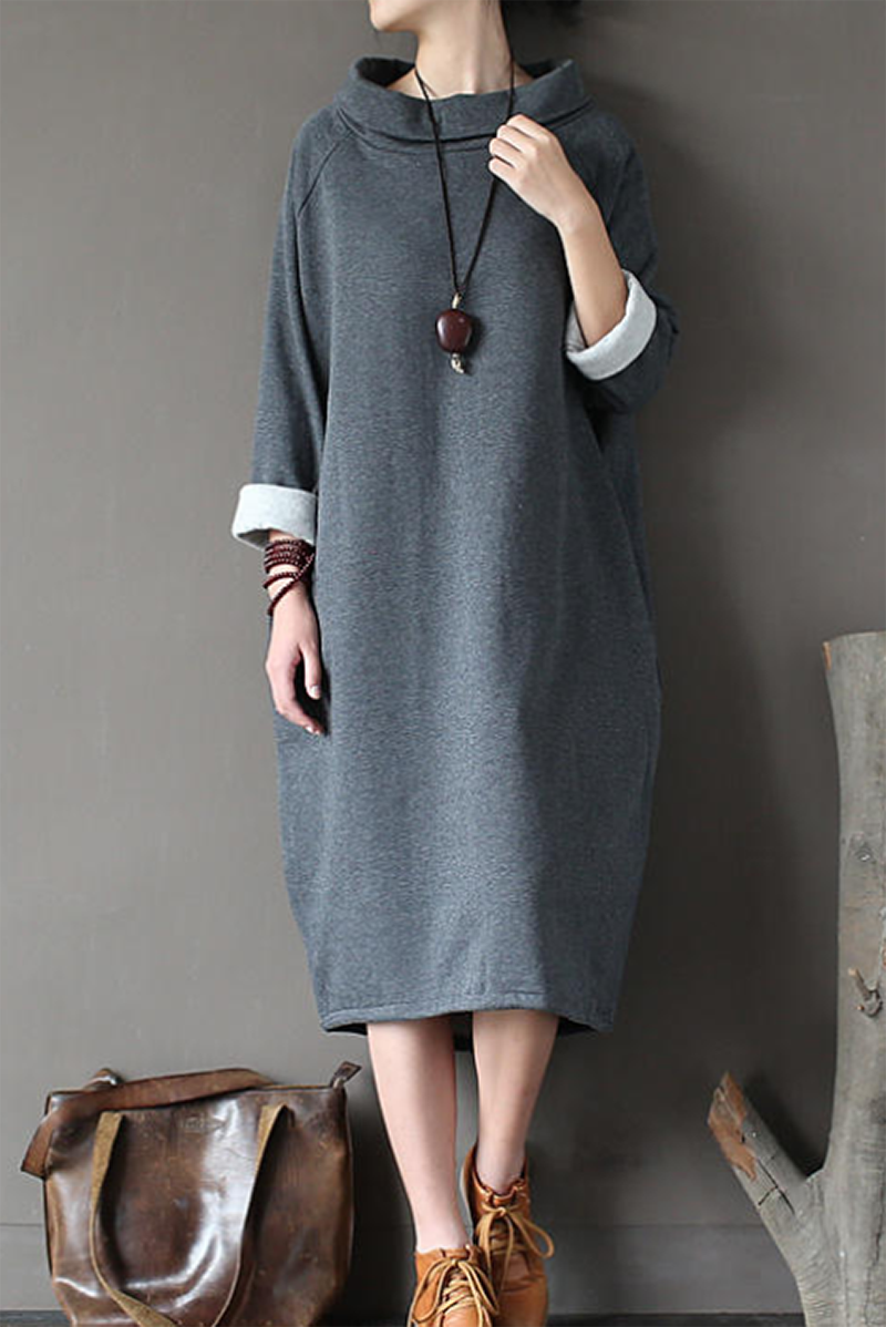 Nuria | Long sweater dress