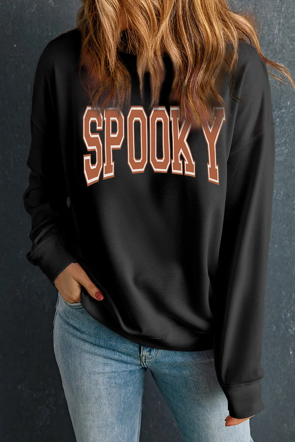 Margarita | Creepy long-sleeved crew neck sweatshirt
