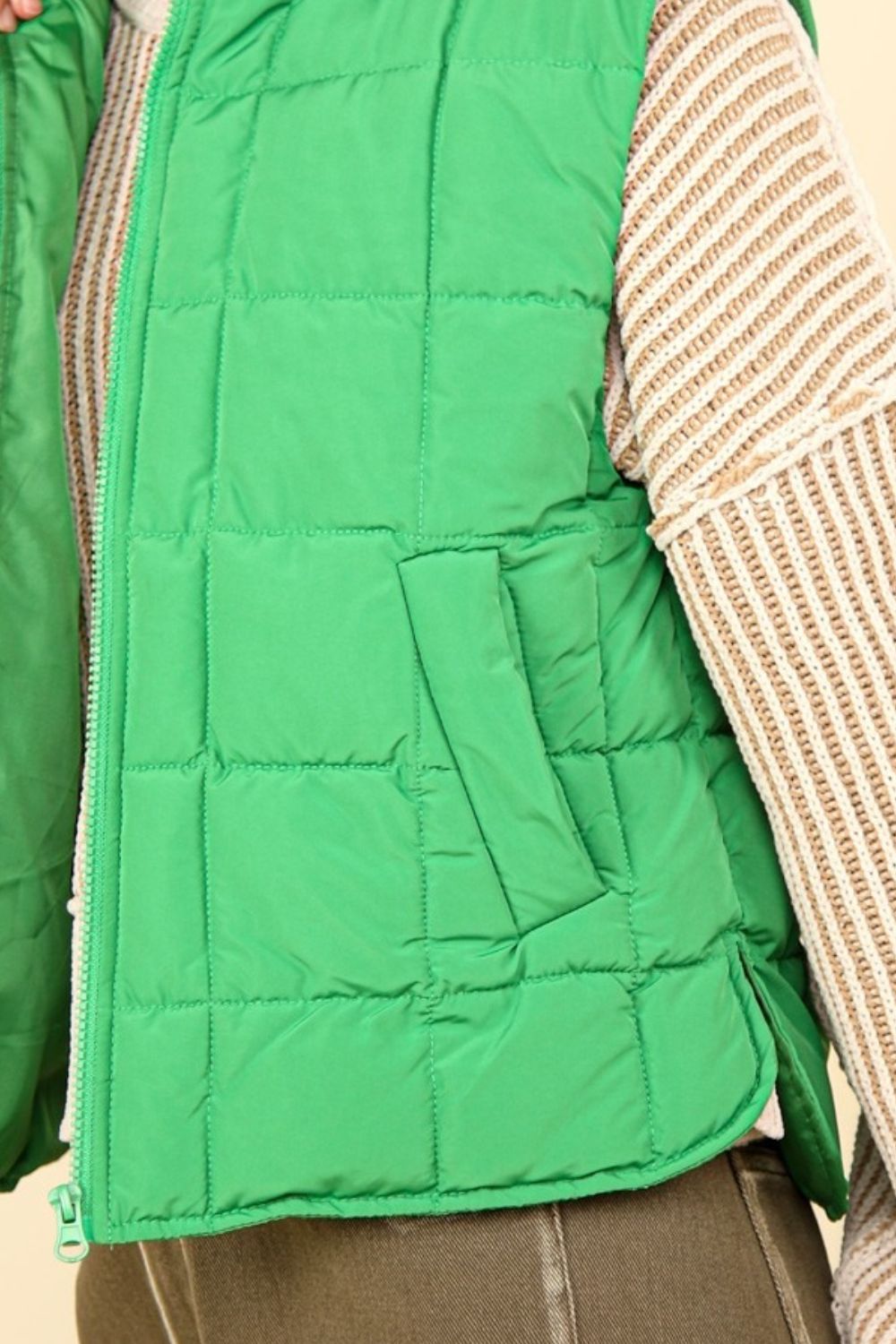 Lea | Padded, warm vest with zip