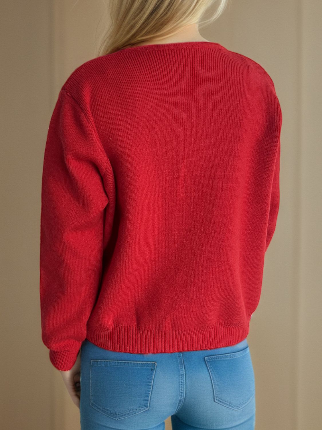 Eulalia | Long sleeve cardigan with buttons and pockets