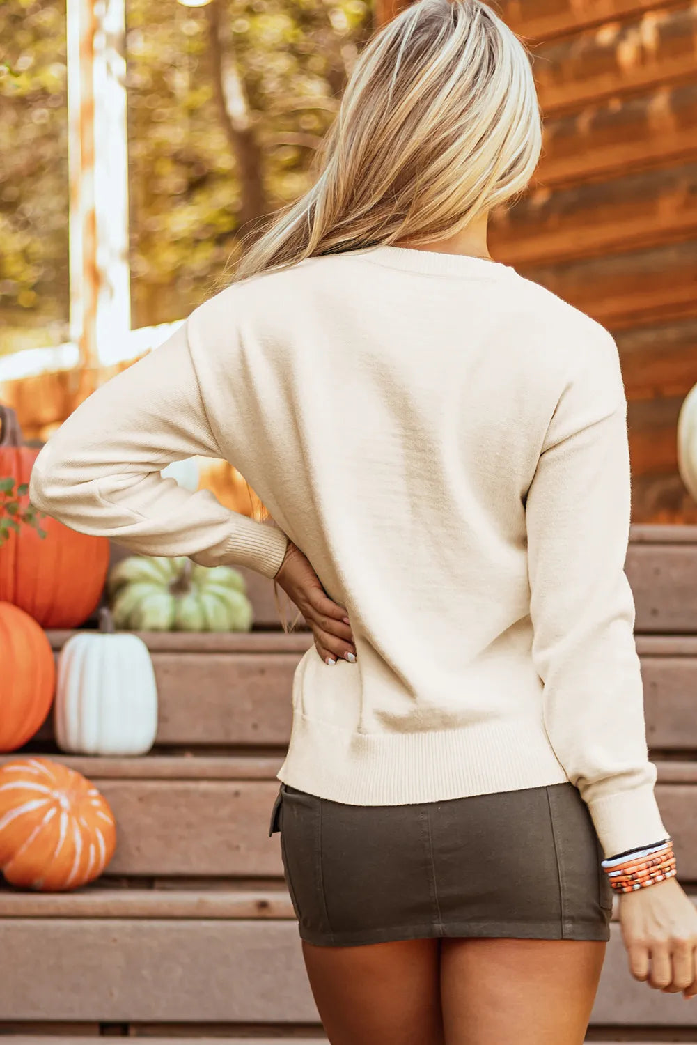 Kristin | Crew neck sweater with long sleeves