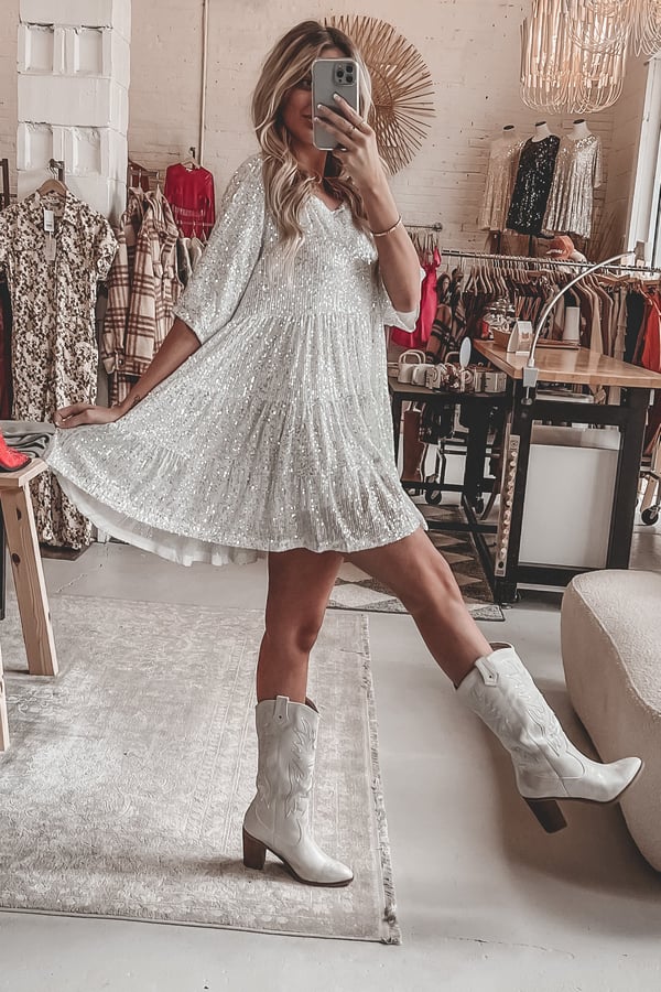 Valentina® | Loose Sequin Dress