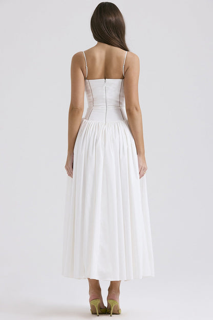 Elegant Gentle Floral Cami Fairy Maxi Dress