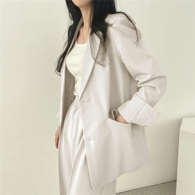 സോഫിയ (Sophia)® | Blazer And Straight-Leg Pants Set For Women