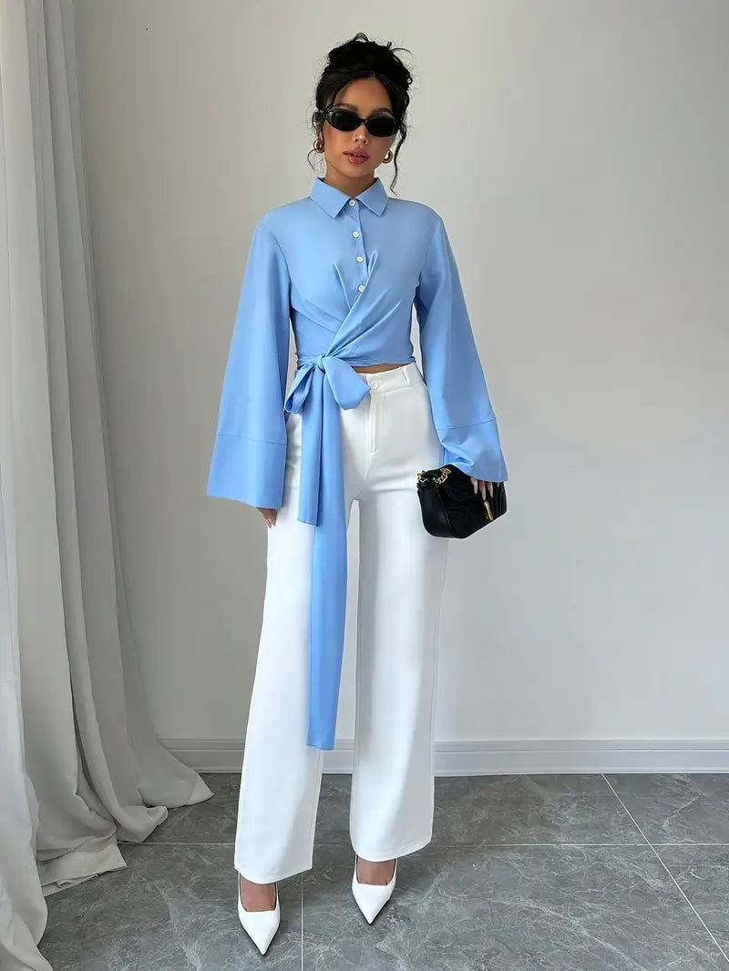 Veronica® | Elegant Long-Sleeved Blouse