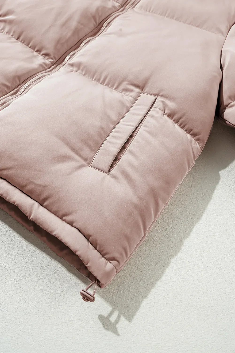 Ana Maria | Long-sleeved winter coat with turtleneck and zip