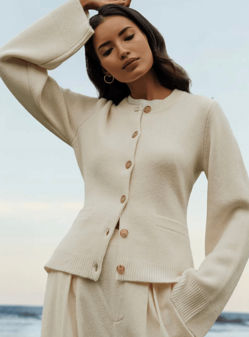 Jennifer | Classic women's cardigan with button placket