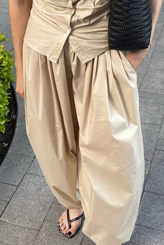 Street Fashion Cotton Lantern Loose Casual Pants