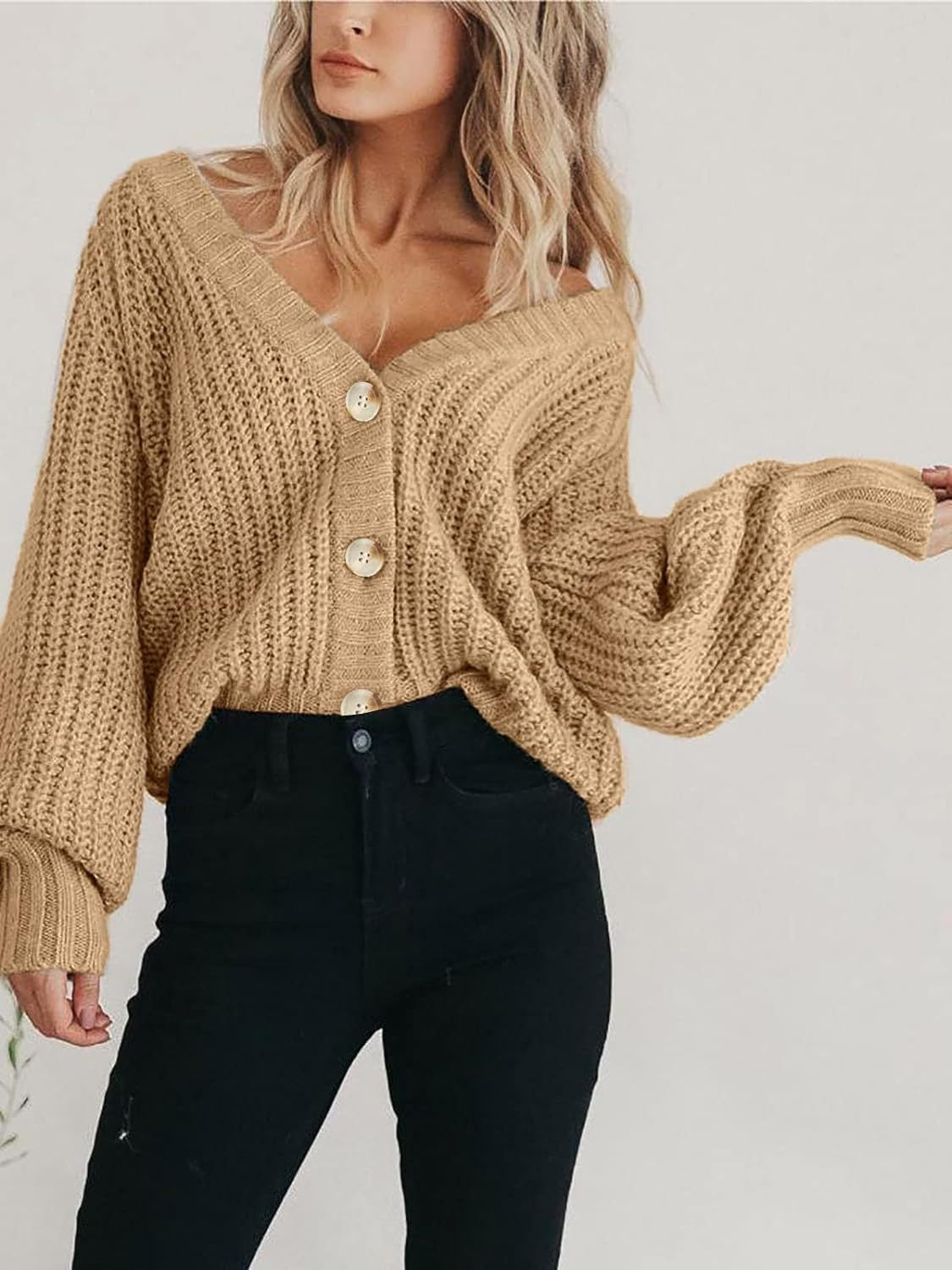 Pilar | Long sleeve cardigan with buttons