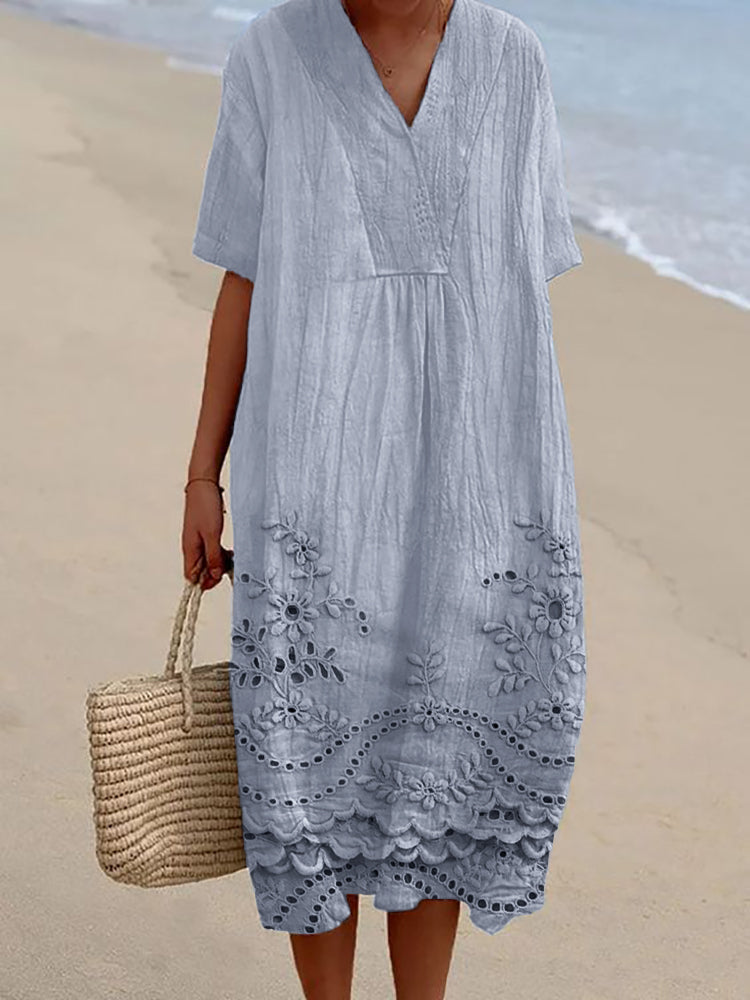 Delaney® | Women'S Floral Print Midi Summer Dress