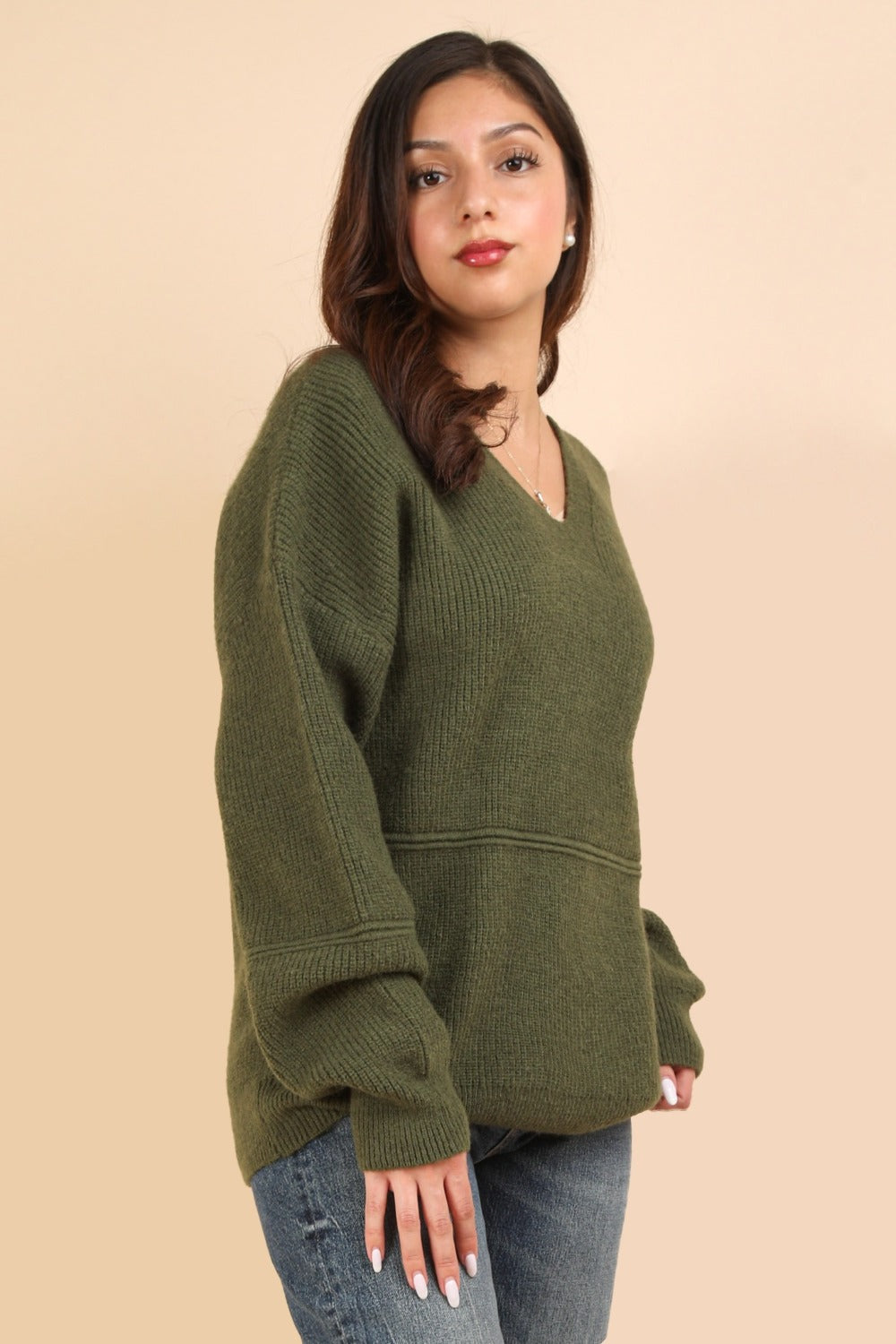 Vittoria | Hoodie with seam detail and dropped shoulders