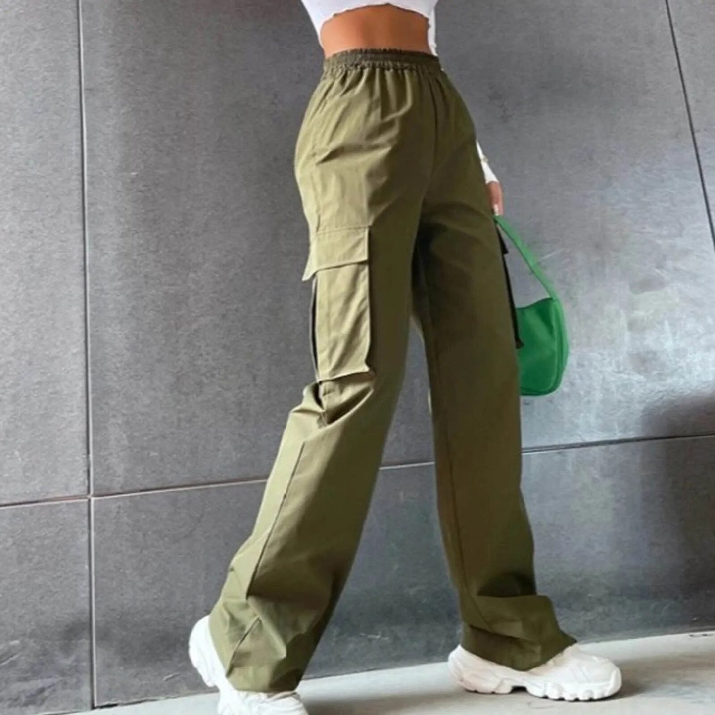 Estela | Women's high-waisted cargo pants