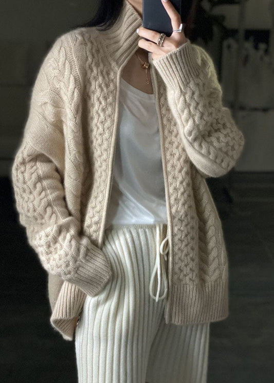 Laurien | Modern turtleneck cardigan for women