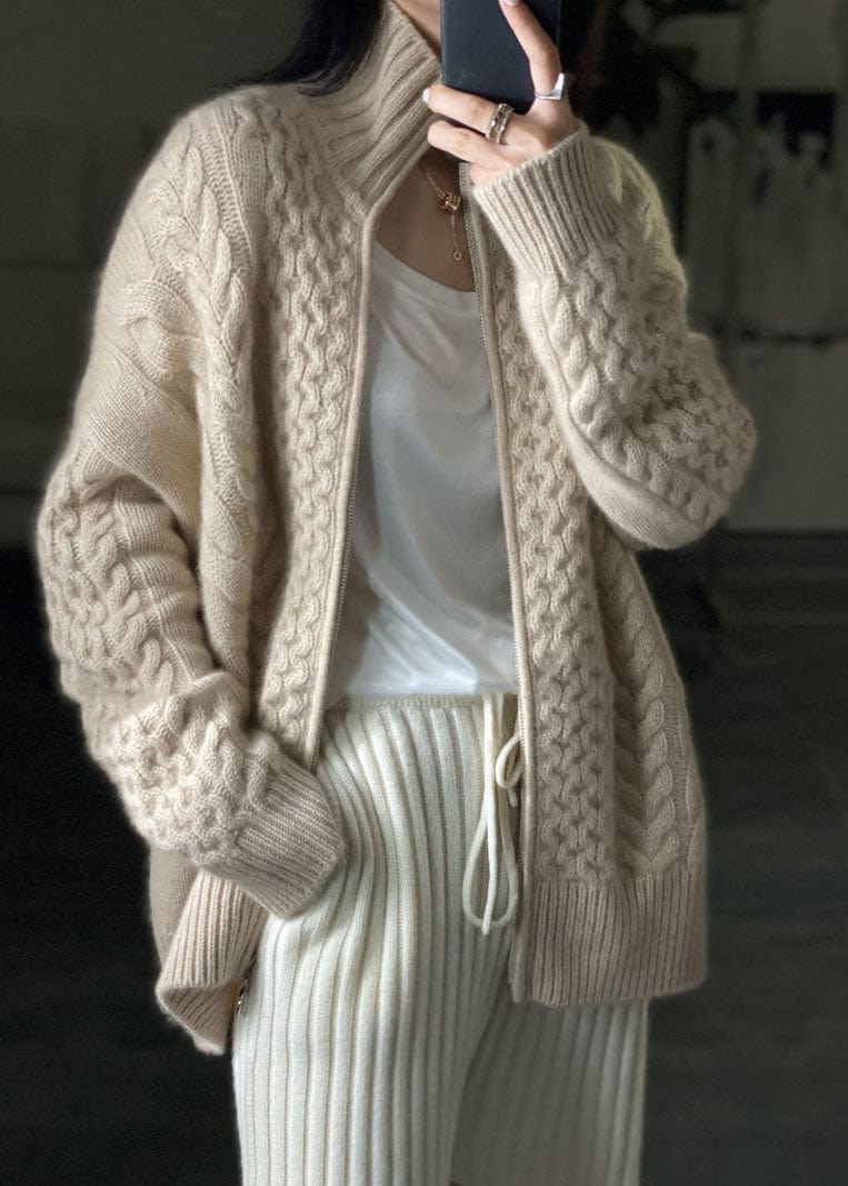 Laurien® | Modern turtleneck cardigan for women
