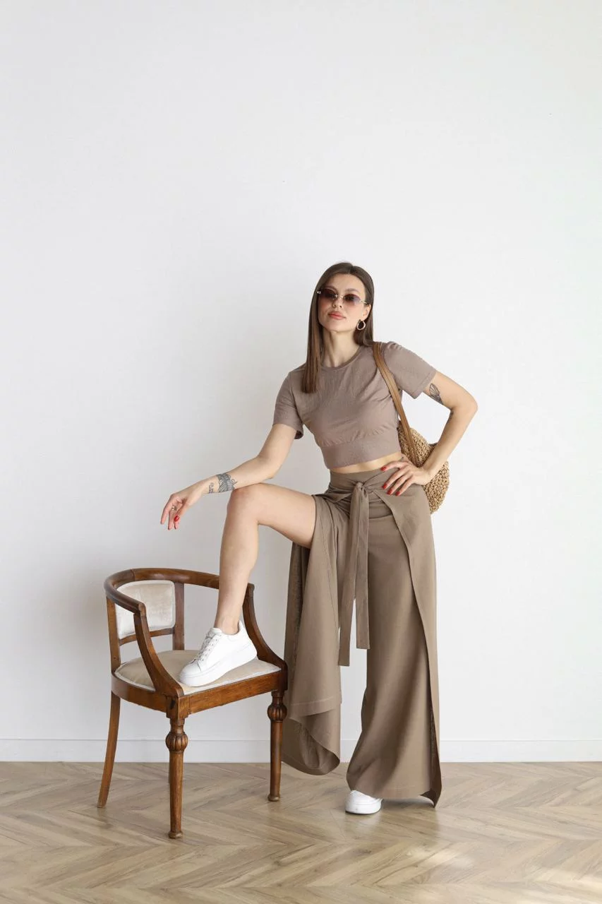 Lara® | Long Linen Trousers