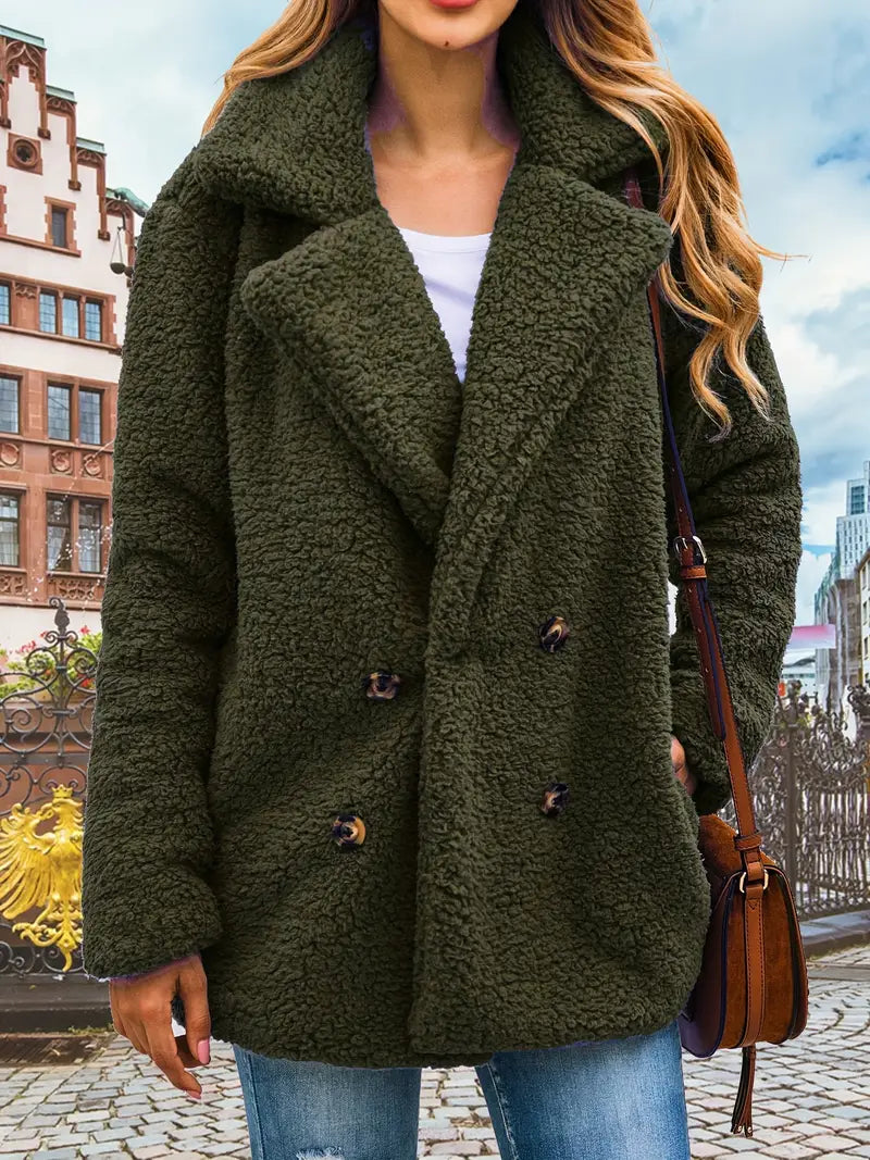 Frida | Knitted plush jacket
