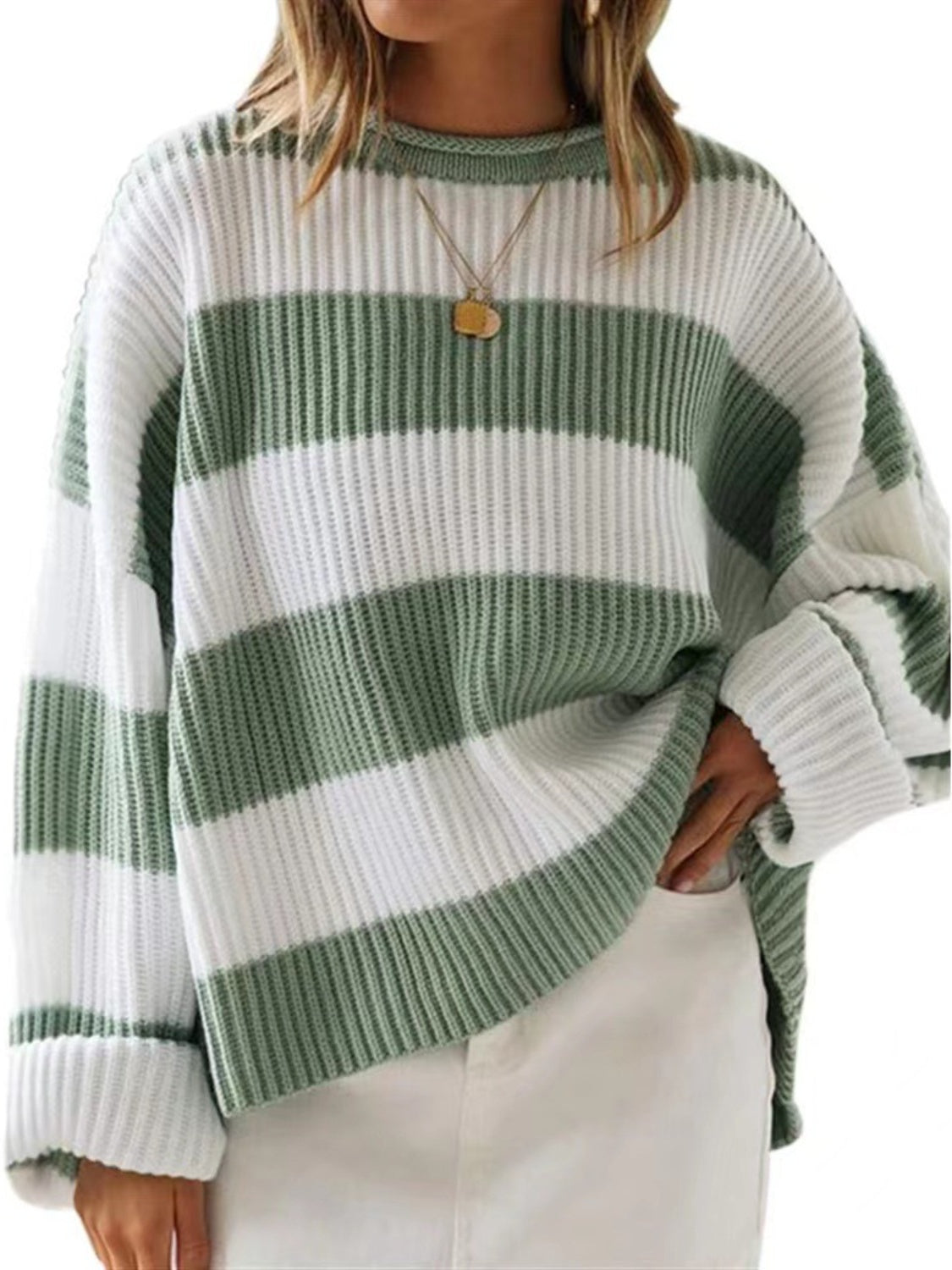 Tania | Crew neck sweater with long sleeves
