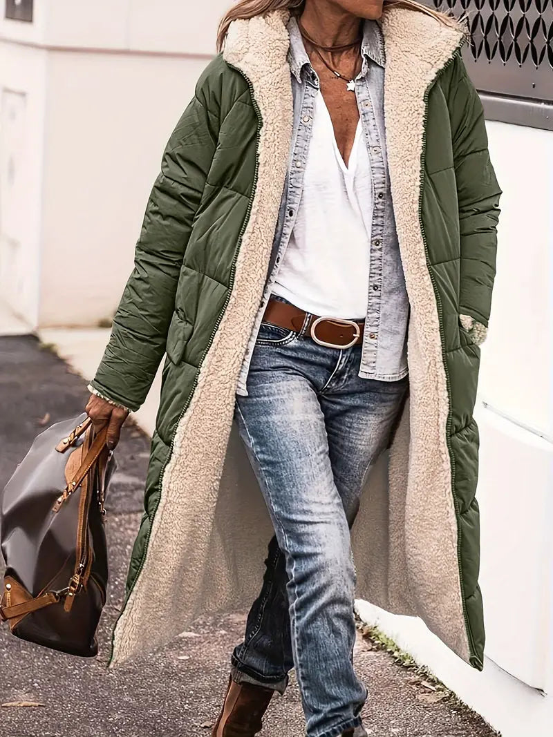 Elizabeth | Reversible jacket with fleece filling