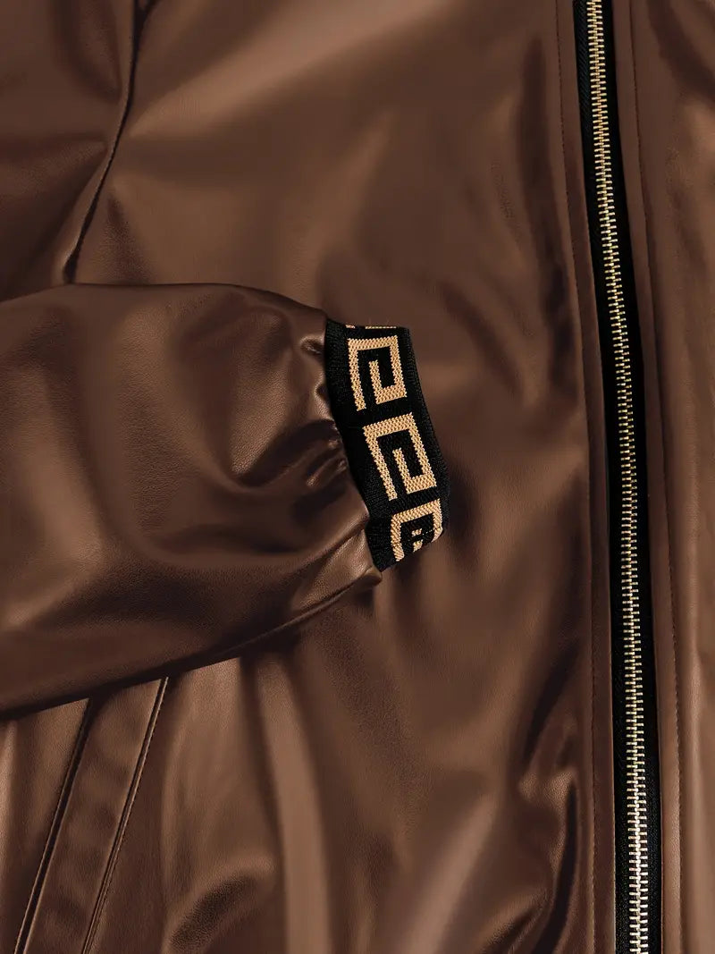 Laia | Elegant jacket with a geographical print