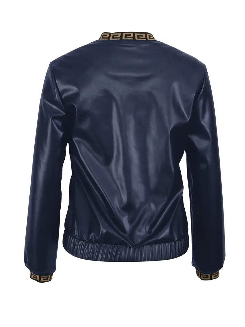 Laia | Elegant jacket with a geographical print