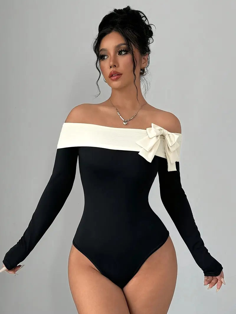 Ortensia® | Elegant Off-The-Shoulder Bodysuit