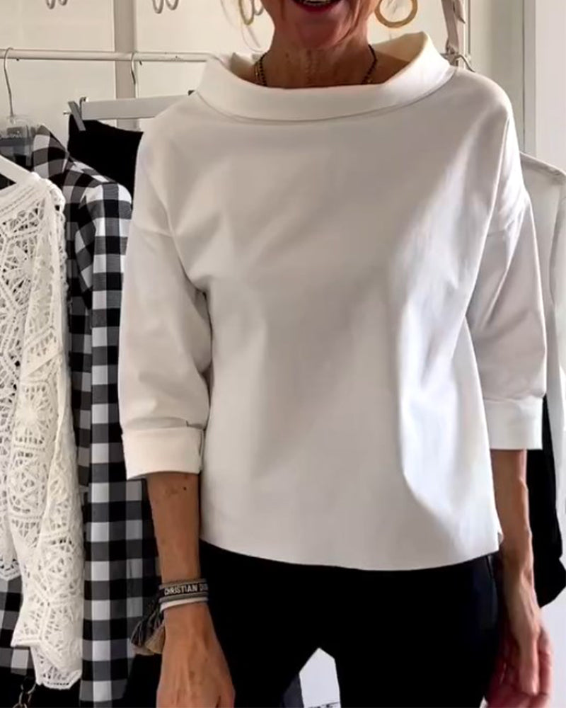 Aldona® | Women'S Elegant Blouse With Half Sleeves