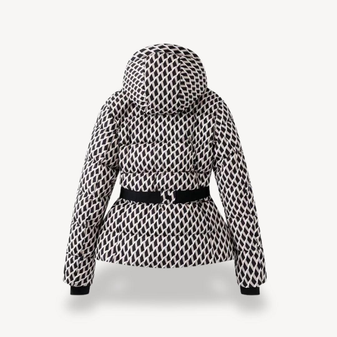 Riley | Women's Hooded Belted Puffer Jacket