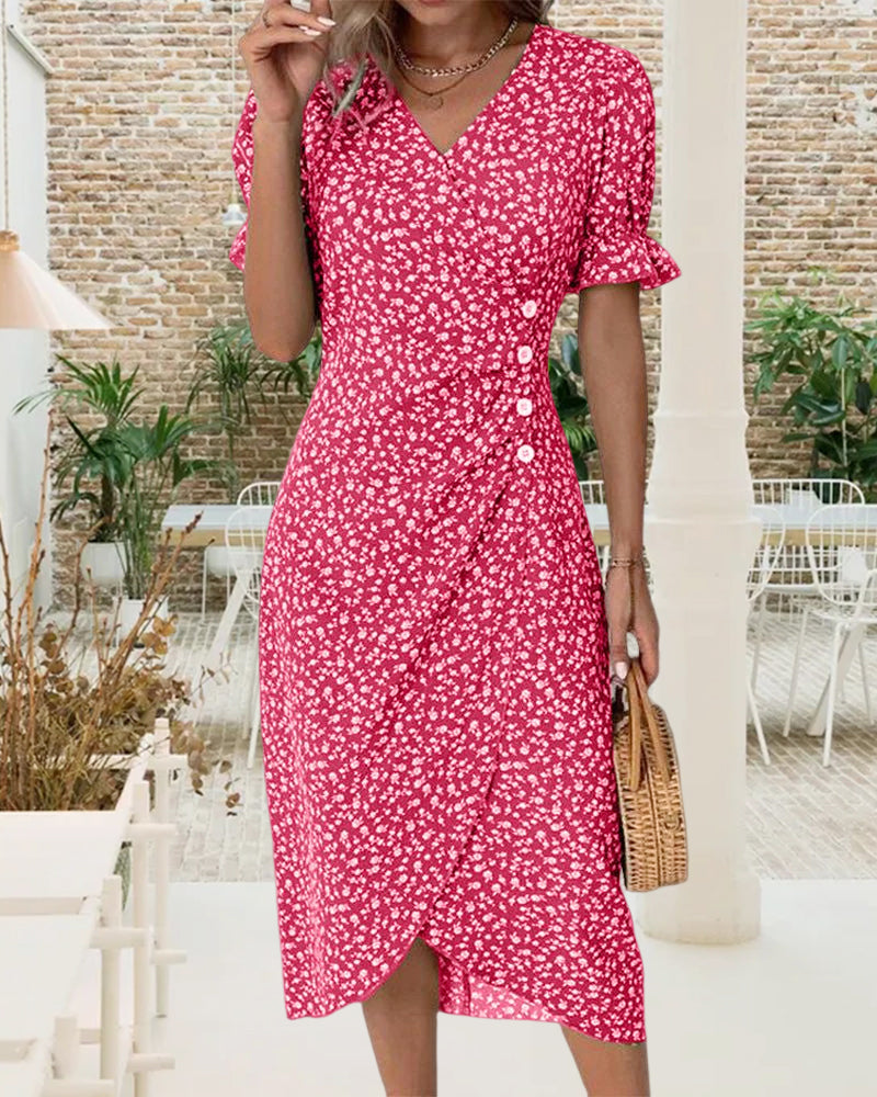Olivia® | Women's dress with floral pattern