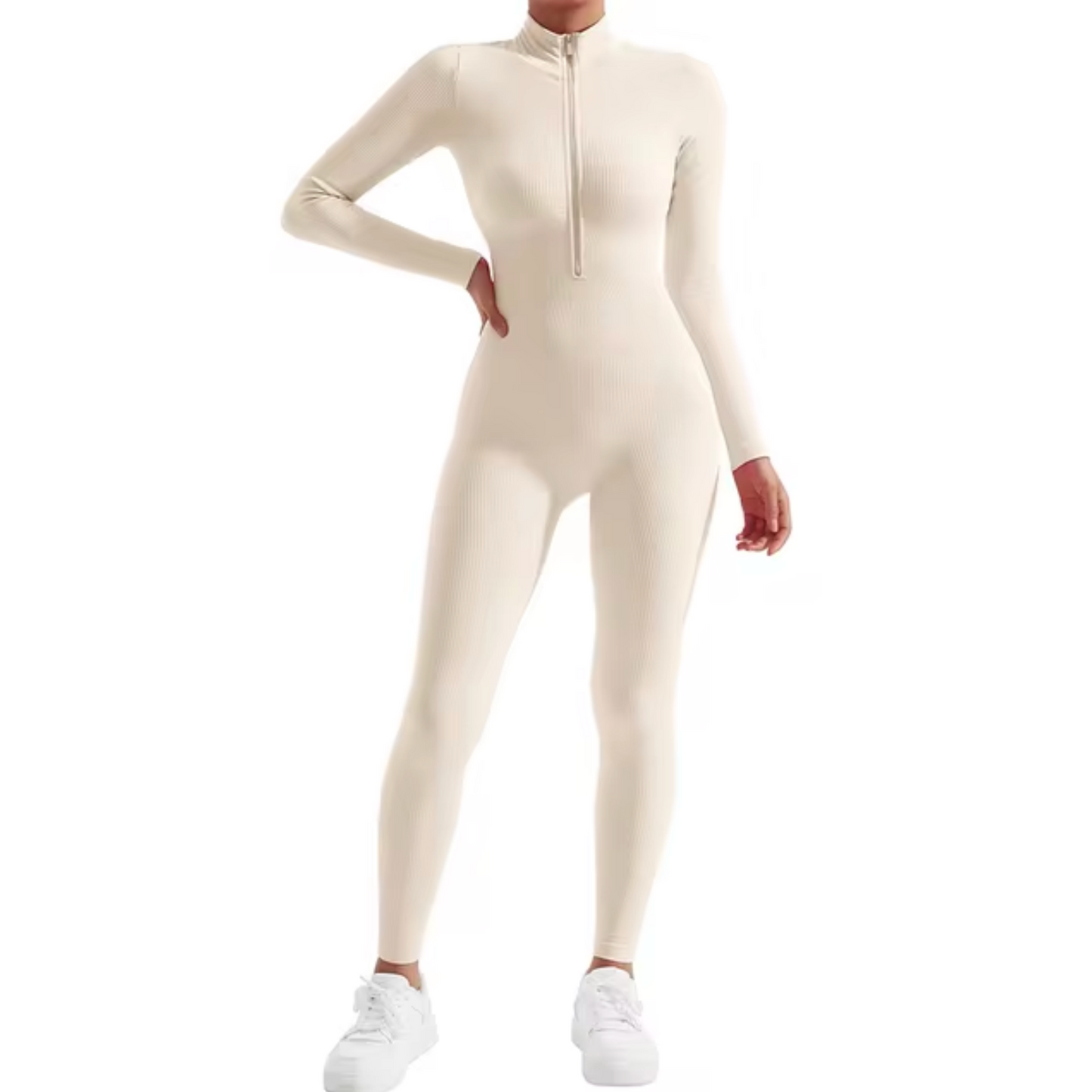 Jasmine® | Bodycon Jumpsuit With Front Zip